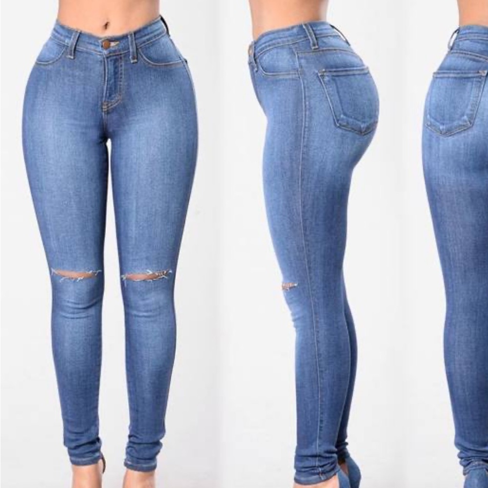 Fashionnova :Canopy jeans -dark wash